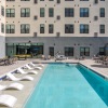 sparkling pool with lounge chairs