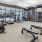 Fitness center with ample equipment